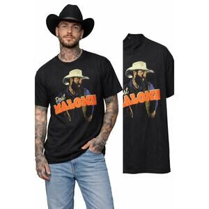 Post Malone Graphic Tee Black Vintage Western Cowboy Band T-Shirt